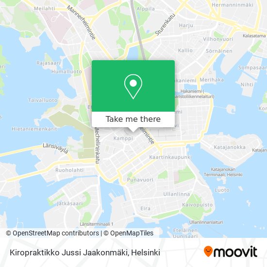 Kiropraktikko Jussi Jaakonmäki map