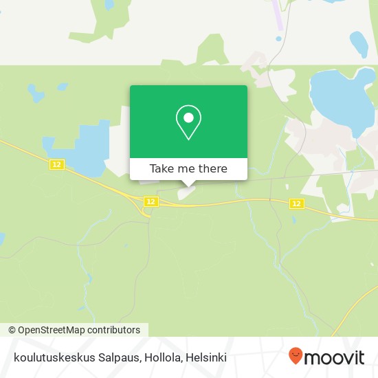 koulutuskeskus Salpaus, Hollola map