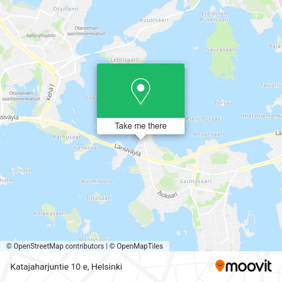 Katajaharjuntie 10 e map