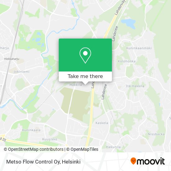 Metso Flow Control Oy map