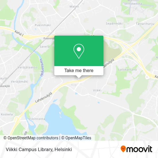 Viikki Campus Library map