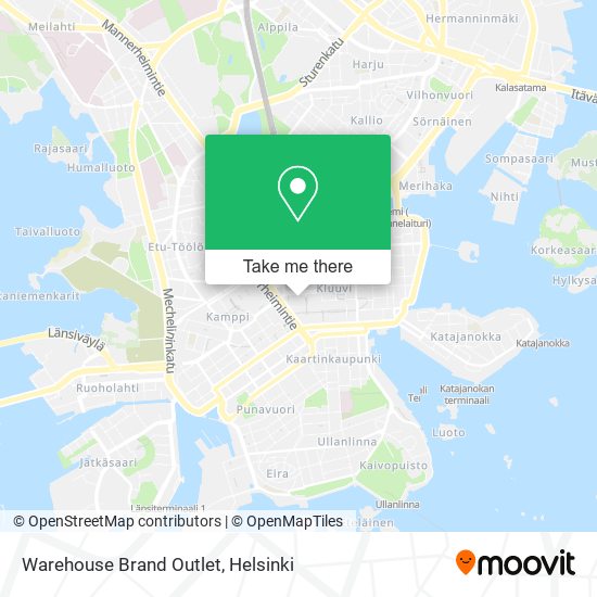 Warehouse Brand Outlet map