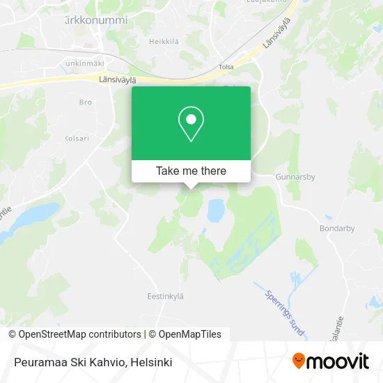 Peuramaa Ski Kahvio map