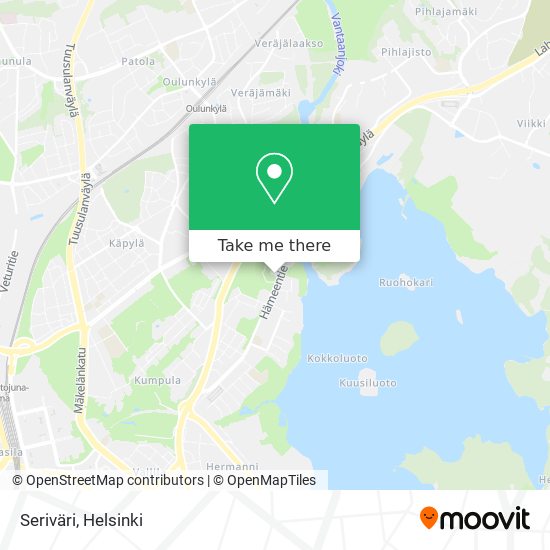 How to get to Seriväri in Helsinki by Bus, Train or Metro?