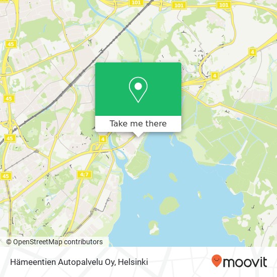 Hämeentien Autopalvelu Oy map