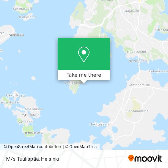 M/s Tuulispää map