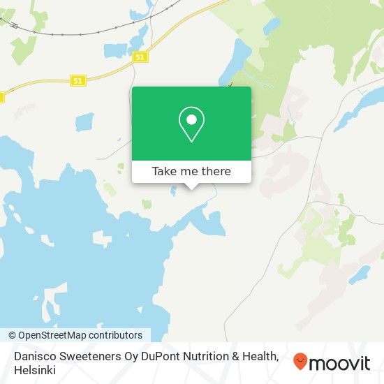 Danisco Sweeteners Oy DuPont Nutrition & Health map