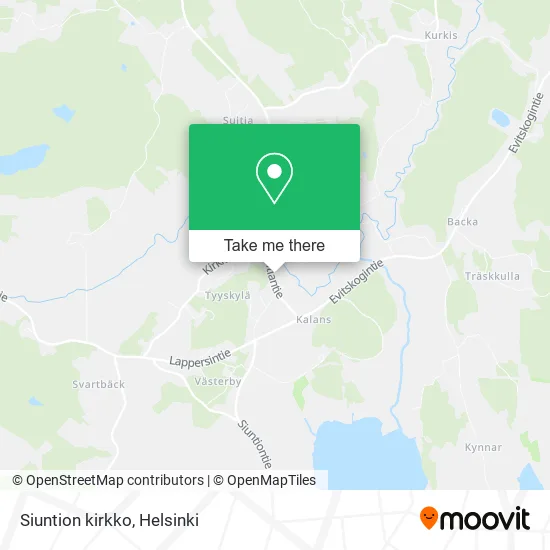 Siuntion kirkko map