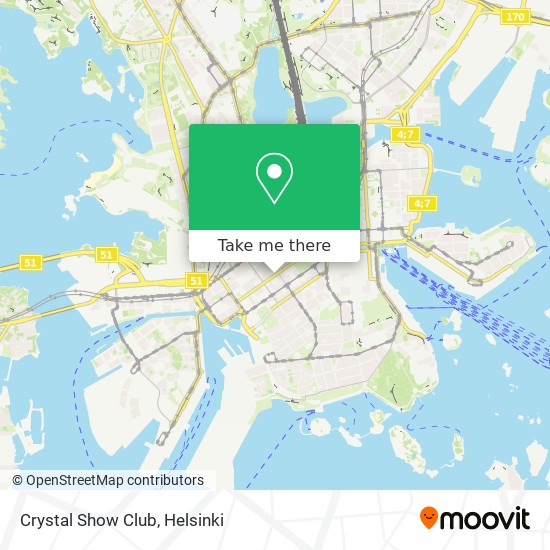 Crystal Show Club map