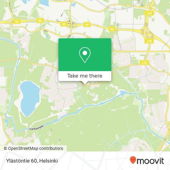 Ylästöntie 60 map