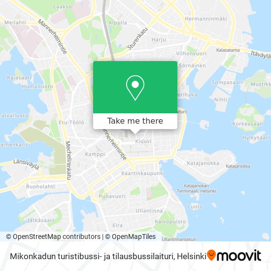Mikonkadun turistibussi- ja tilausbussilaituri map