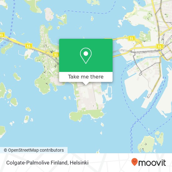 Colgate-Palmolive Finland map