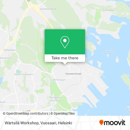 Wärtsilä Workshop, Vuosaari map