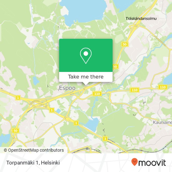 Torpanmäki 1 map
