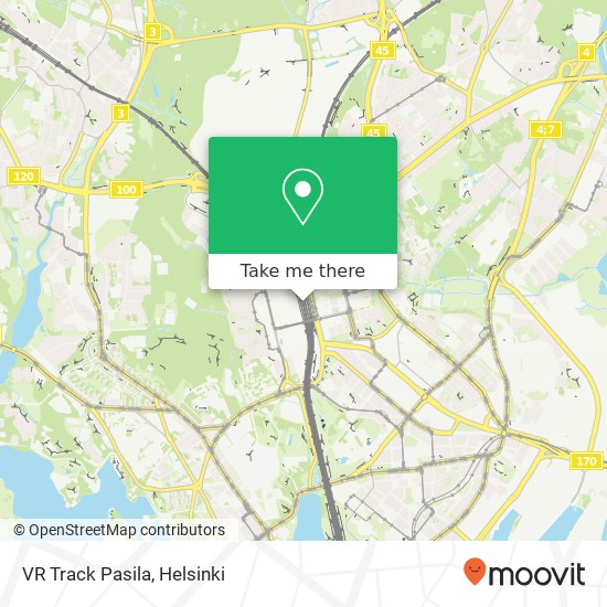 VR Track Pasila map