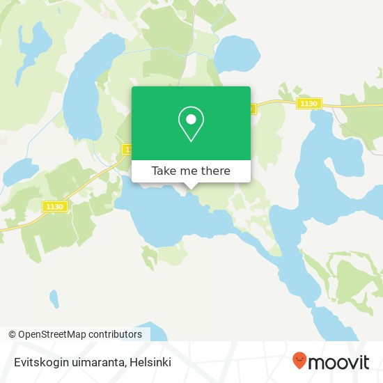 Evitskogin uimaranta map