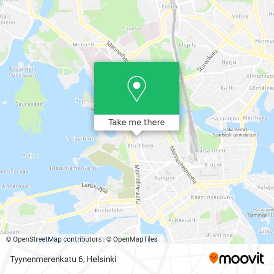 Tyynenmerenkatu 6 map