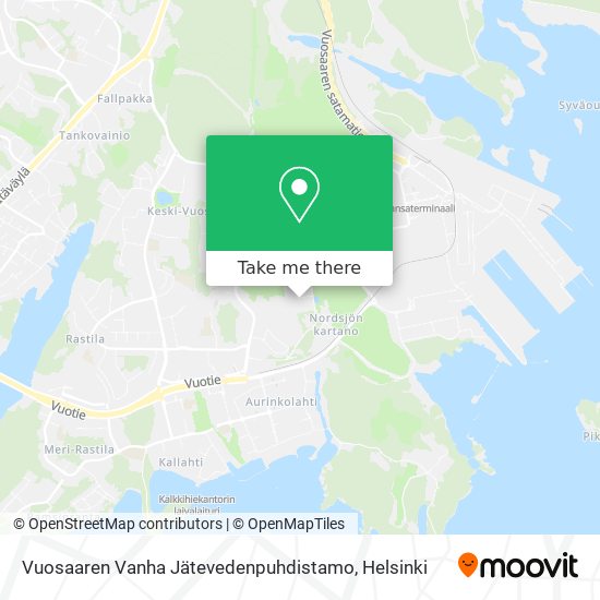 Vuosaaren Vanha Jätevedenpuhdistamo map