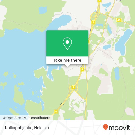 Kalliopohjantie map