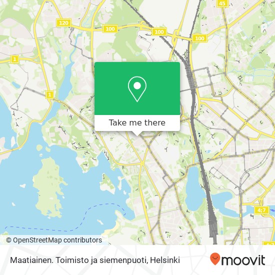 Maatiainen. Toimisto ja siemenpuoti map