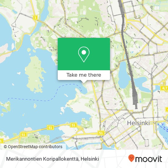 Merikannontien Koripallokenttä map