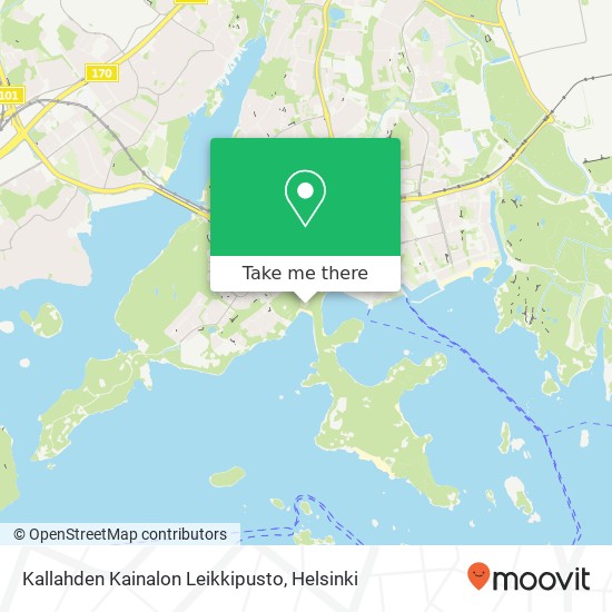 Kallahden Kainalon Leikkipusto map