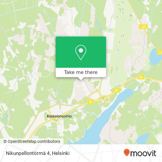 Nikunpellontörmä 4 map