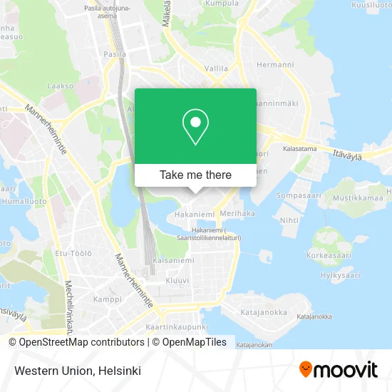 Western Union map