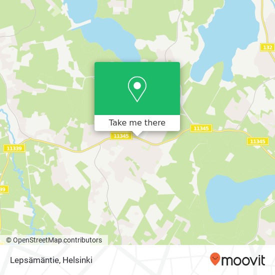 Lepsämäntie map