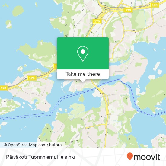 Päiväkoti Tuorinniemi map