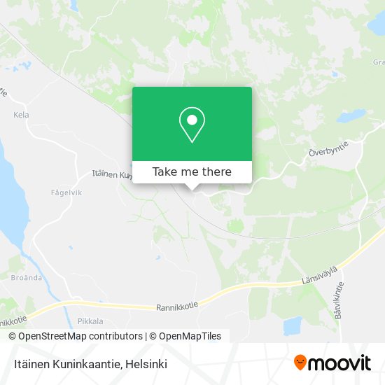 Itäinen Kuninkaantie map