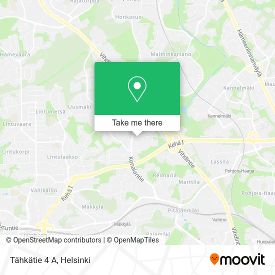 Tähkätie 4 A map