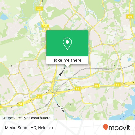 Mediq Suomi HQ map