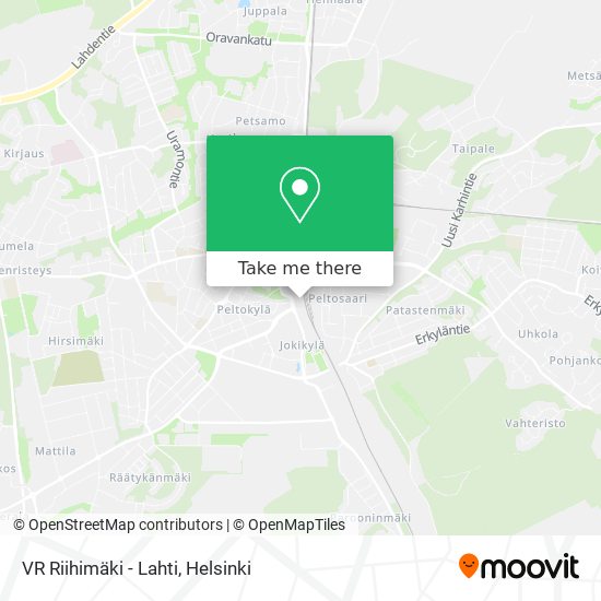 VR Riihimäki - Lahti map