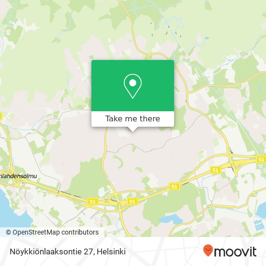 Nöykkiönlaaksontie 27 map