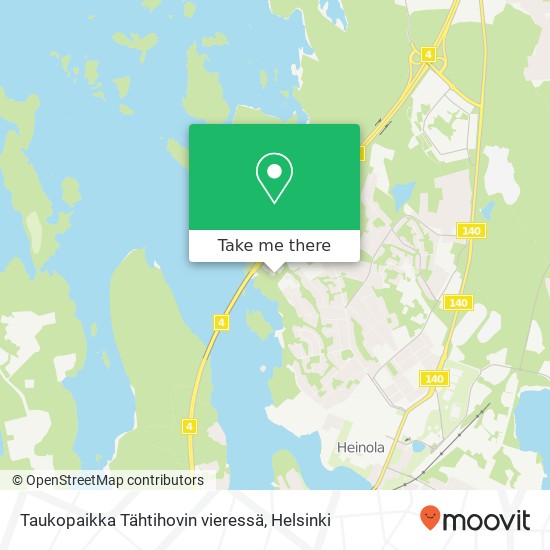 Taukopaikka Tähtihovin vieressä map