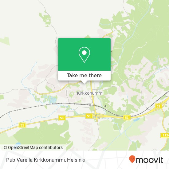 Pub Varella Kirkkonummi map