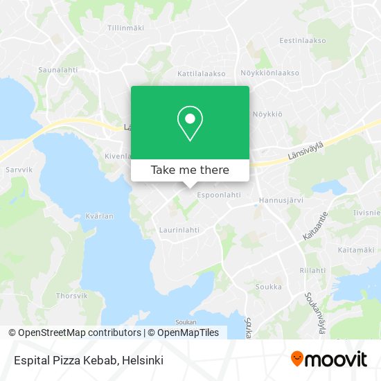 Espital Pizza Kebab map
