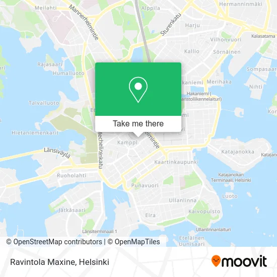 Restaurant Maxine map