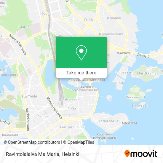 Restaurant Ship Ms Maria map