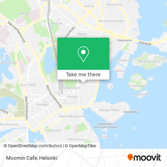Moomin Cafe map