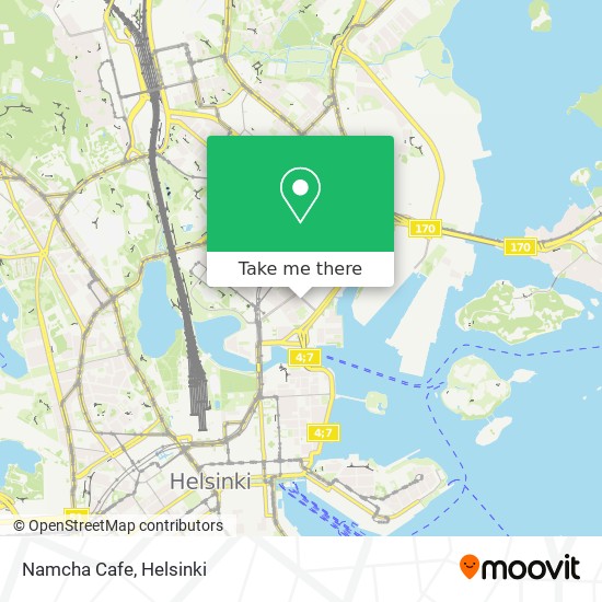 Namcha Cafe map