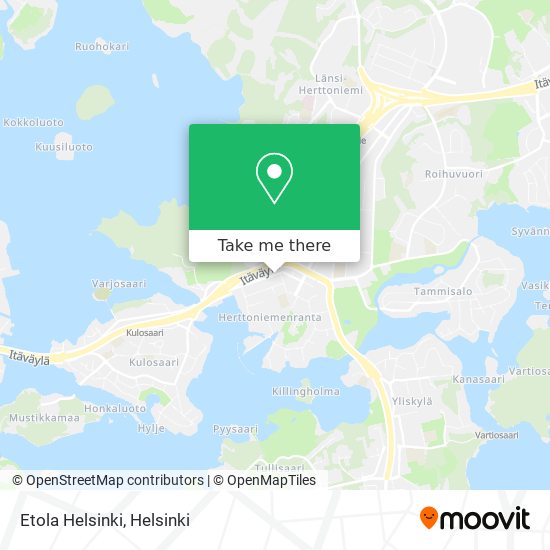 Etola Helsinki map