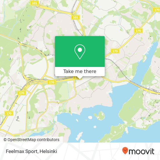 Feelmax Sport, Itäpolku 1 FI-00930 Helsinki map