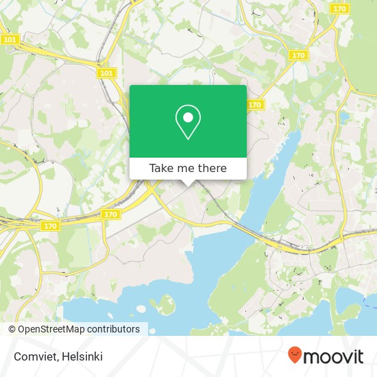 Comviet, Rusthollarintie 2 FI-00910 Helsinki map