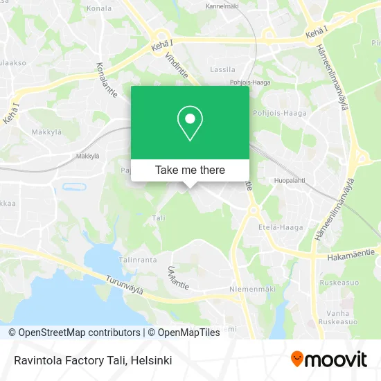 Factory Restaurant Tali map