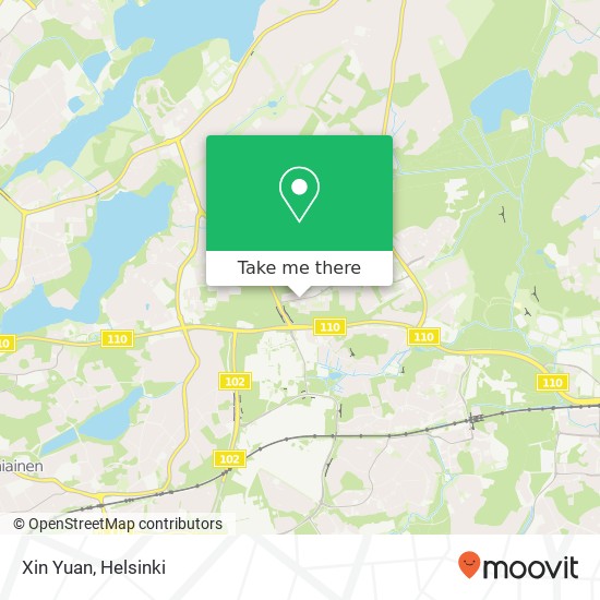 Xin Yuan, Karakalliontie 3 FI-02620 Espoo map