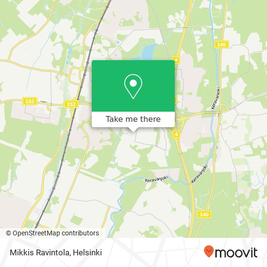 Mikkis Ravintola, Venuksentie 4 FI-01480 Vantaa map