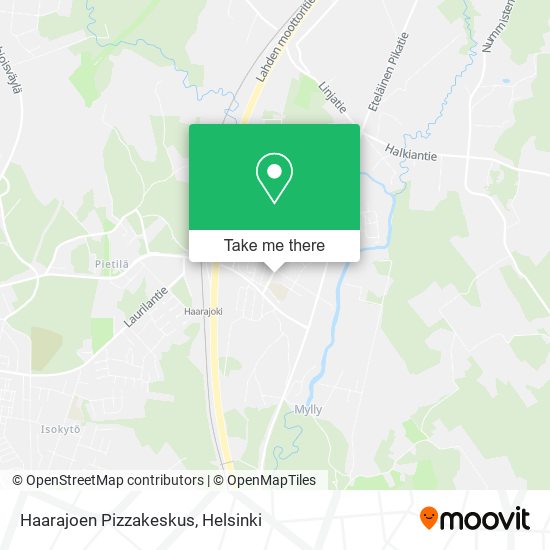 Haarajoen Pizzakeskus map