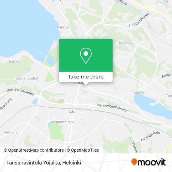 Tanssiravintola Yöjalka map